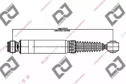 Амортизатор DJ PARTS DS1383GT